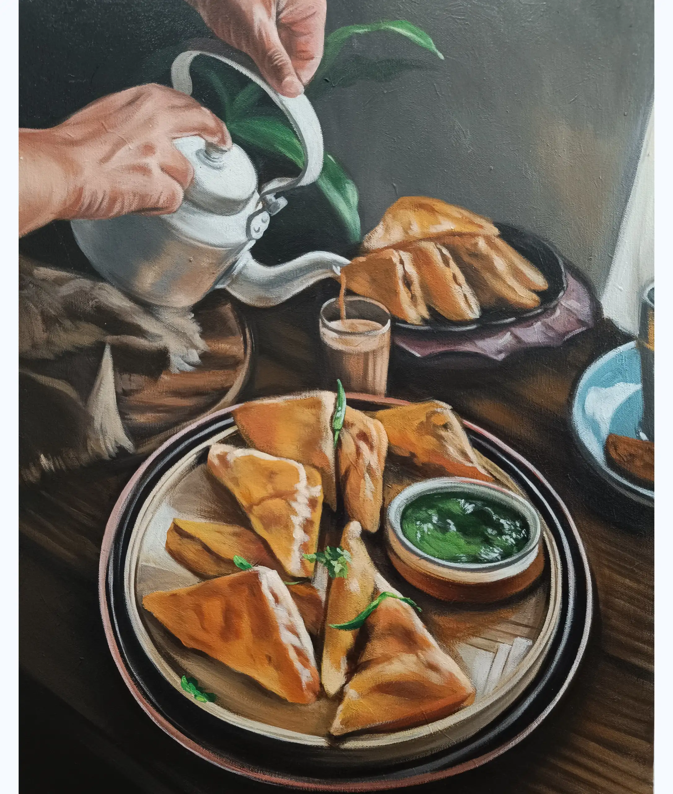 Ayana Bardhan-Monsoon Comforts.jpg - on sale 2400 without frame
