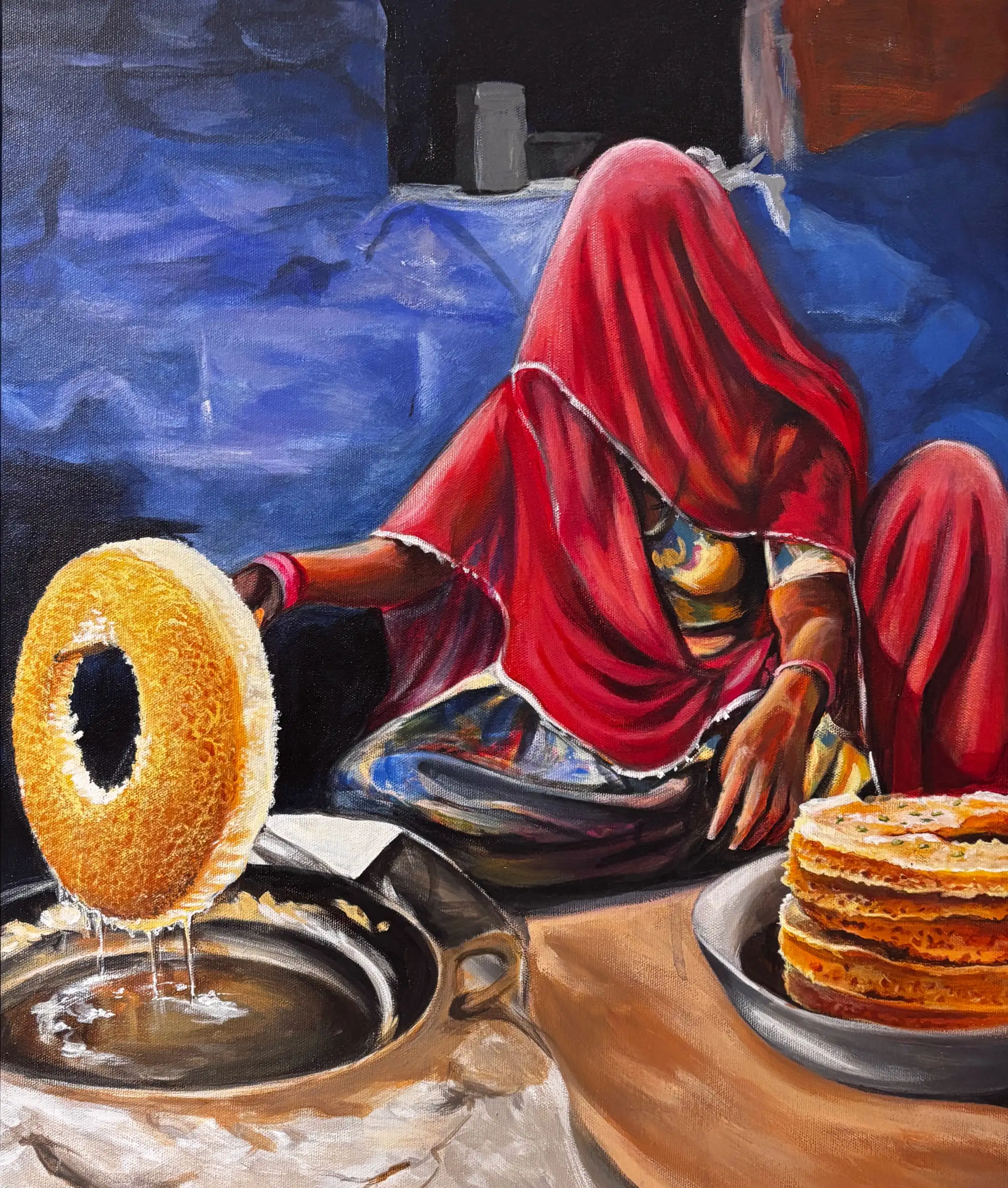 Devyani Rathore-Ghewar.jpg - on sale 2500 - with frame