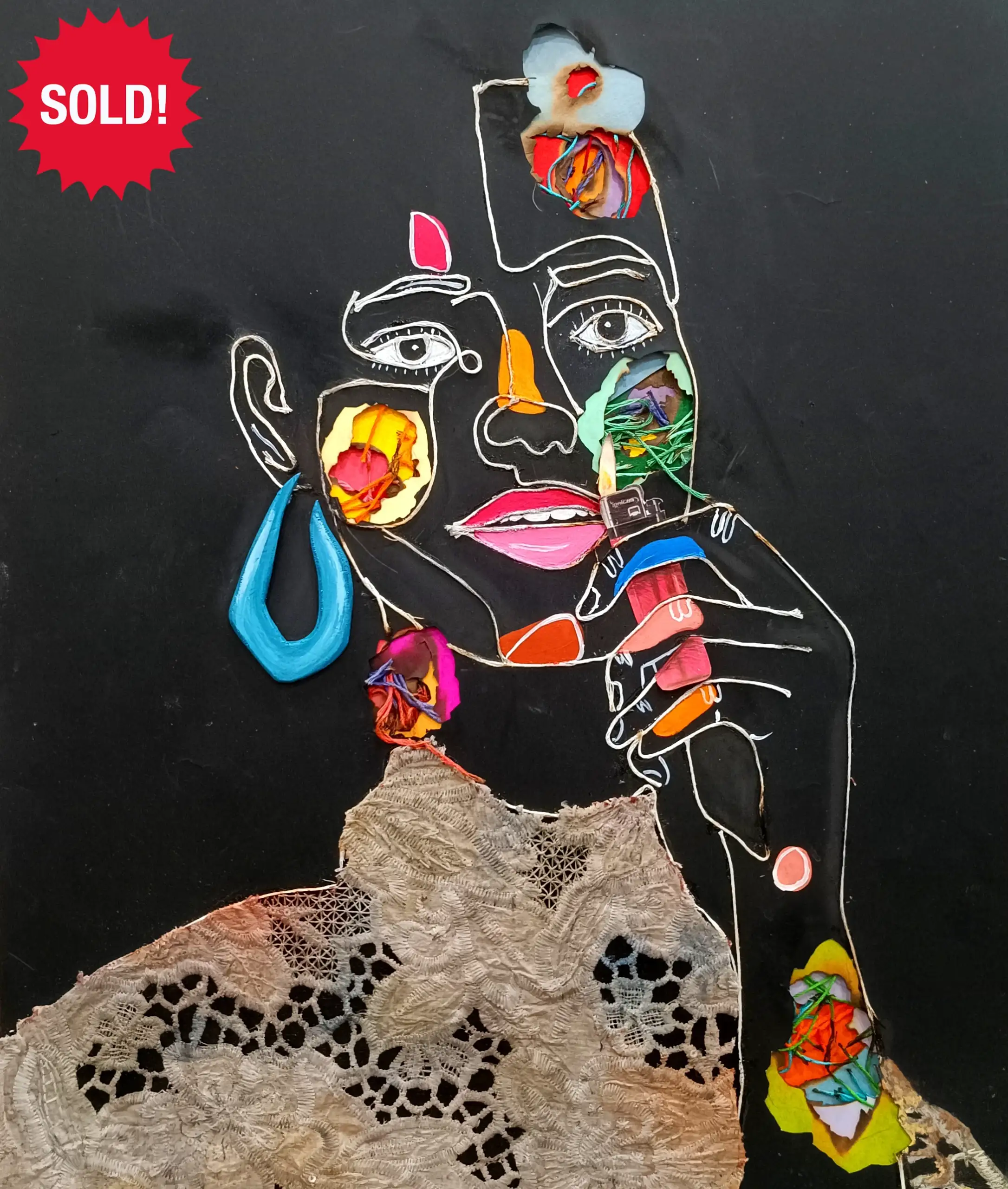 Myra Khurana_BURNT INTO BEING - II - not for sale