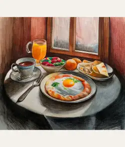 Rahat Kapoor-A Quiet Morning Table