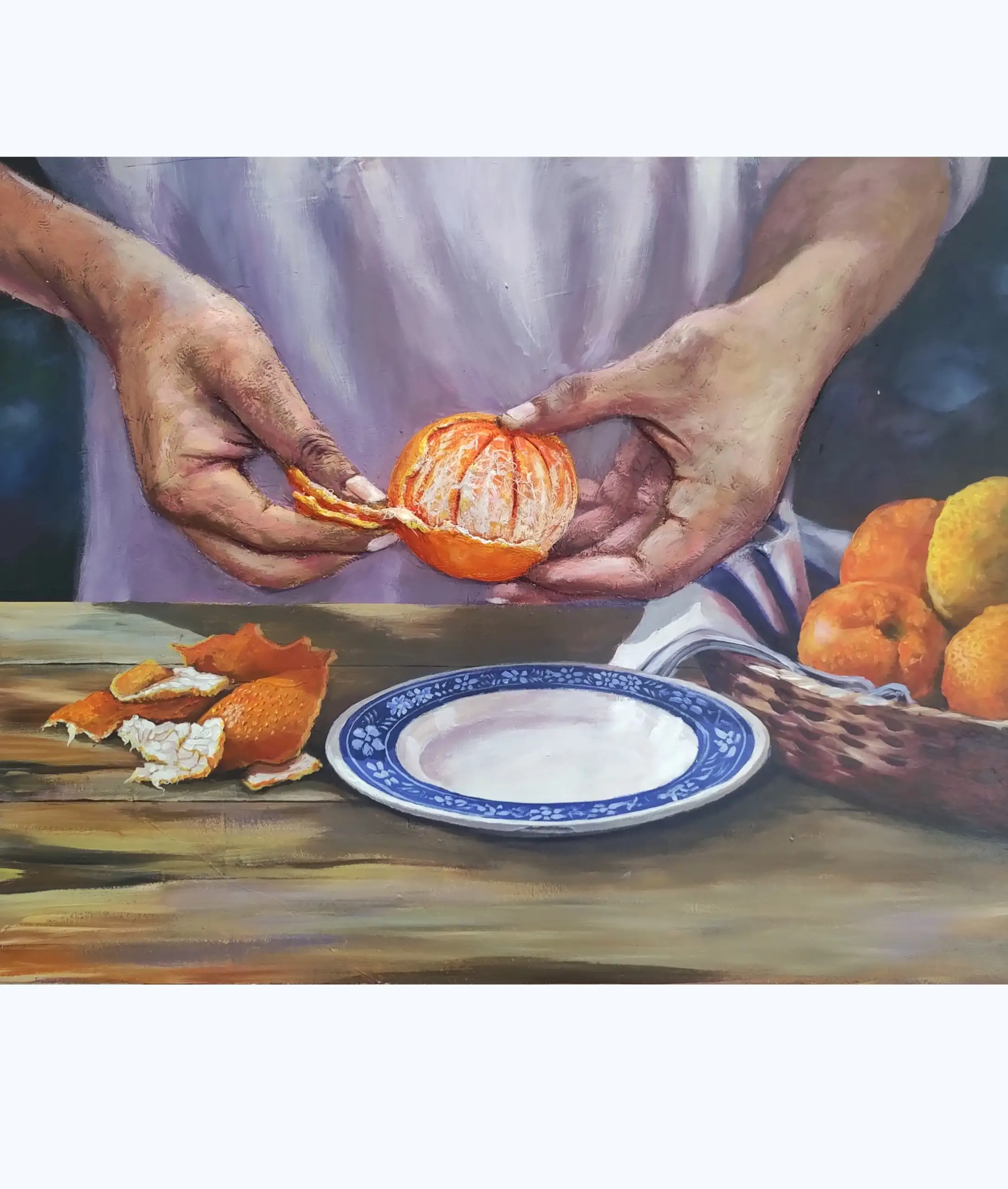 Vihaan Malik-The Ritual of Peeling - on sale without frame - 3800