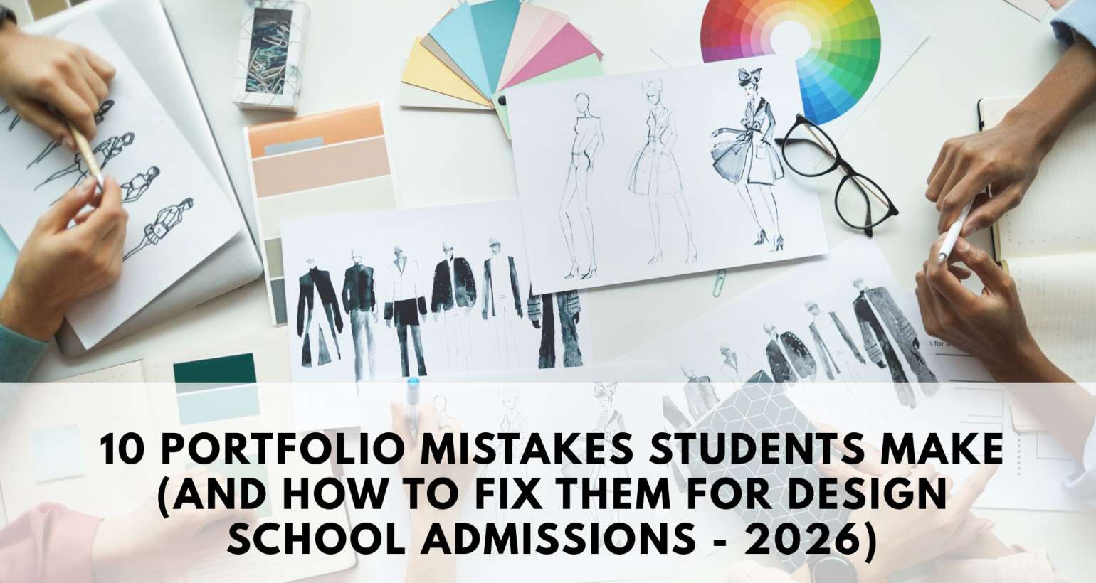 10 Portfolio Mistakes Students Make (And How to Fix Them for Design School Admissions- 2026)