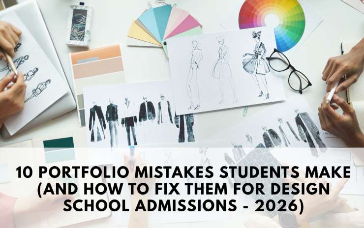 10 Portfolio Mistakes Students Make (And How to Fix Them for Design School Admissions- 2026)