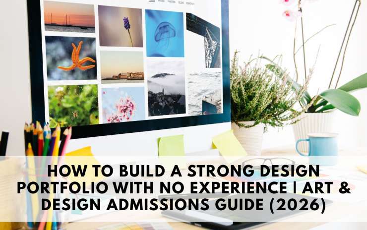 How to Build a Strong Design Portfolio with No Experience | Art & Design Admissions Guide (2026)