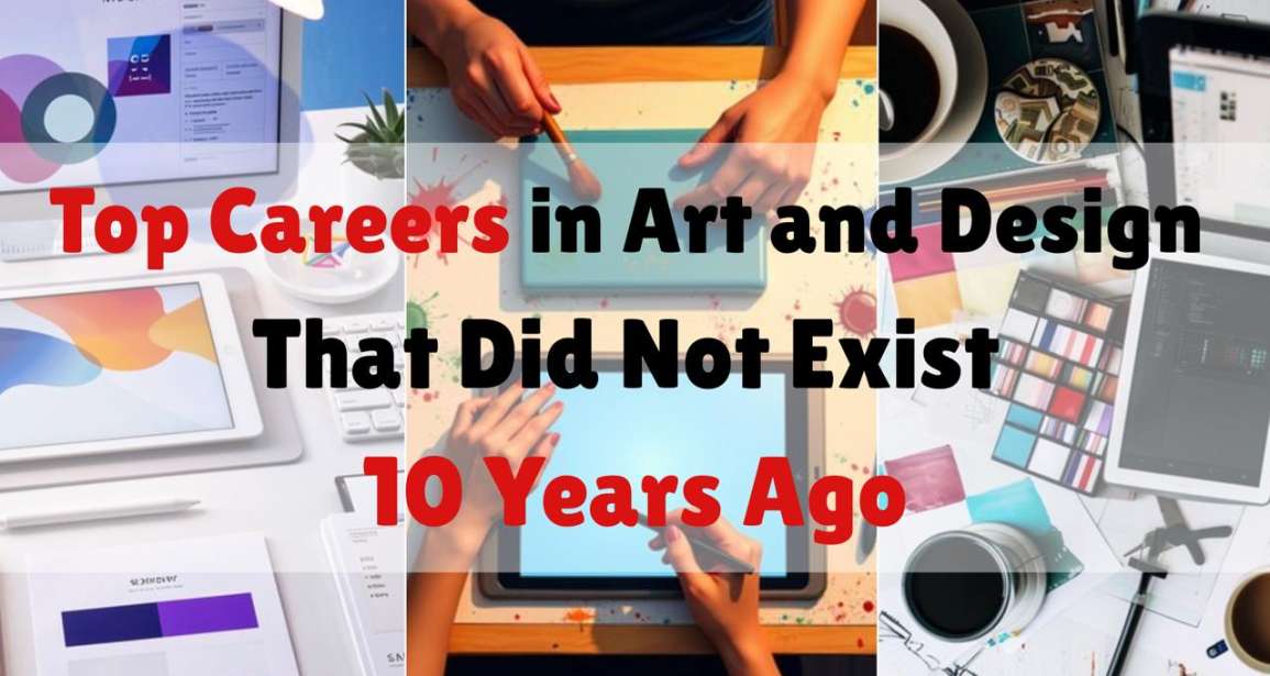 Top Careers in Art and Design That Did Not Exist 10 Years Ago