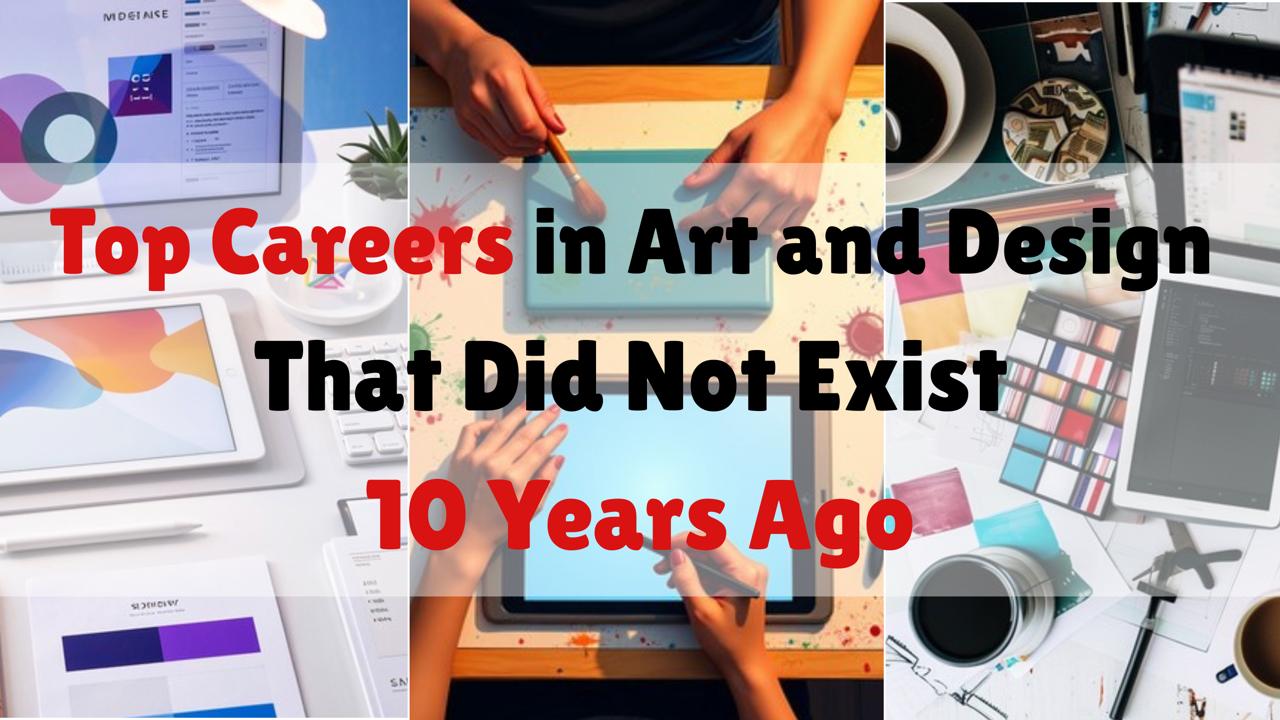 Top Careers in Art and Design That Did Not Exist 10 Years Ago